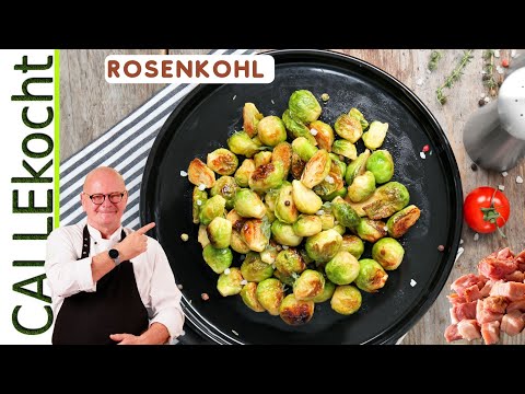 Rosenkohl mit Speck und Zwiebeln. So wirst auch Du ihn lieben!