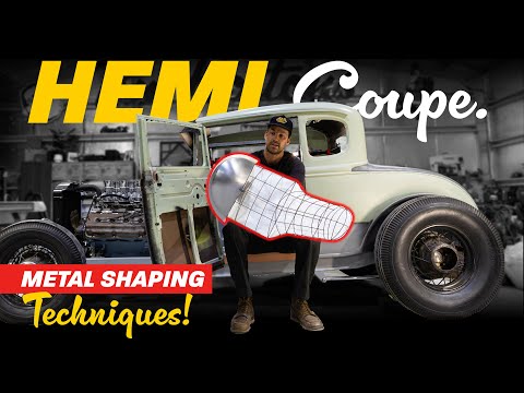 Metal Shaping Custom Trans Tunnel - Power Hammer (x2), English Wheel & Planishing Hammer Techniques!