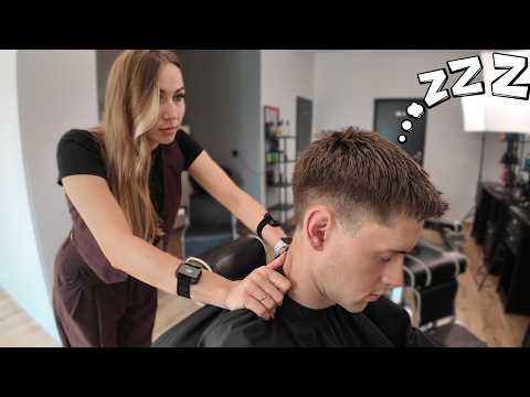 ASMR Barber Viola – Haircut & Top Relaxing Massage [Sleep & Relax]