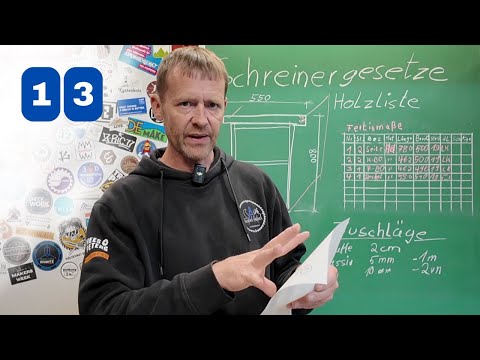 So erstellst Du die perfekte Holzliste für dein Möbelstück oder DIY Projekt 1️⃣3️⃣ #Schreinergesetze