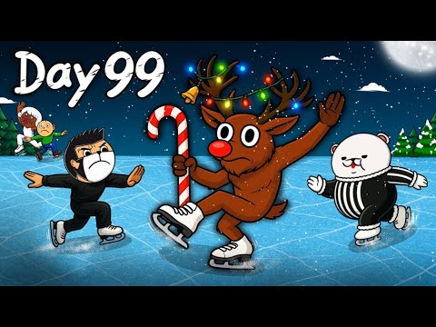 เล่นสเก็ตกับเจ้ากวาง 99 คืนในป่า 🎄 Roblox