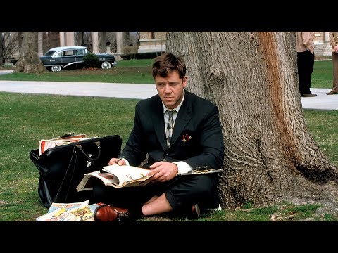 精神分裂的天才，幻想自己是國家特工，結果卻獲得了諾貝爾獎！豆瓣84萬人打出9.1分，30分鐘看完真實故事改編電影《美麗心靈》！