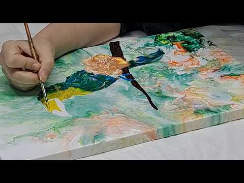 15) Wait... Is this really a Toucan? 🐦 | Mesmerizing Pouring Art Reveal” | fluid art tutorial