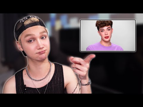 Reacting to James Charles trying "Korean Makeup"