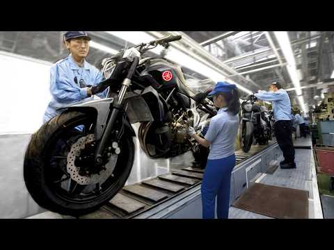 Inside Yamaha Motorcycle Factory🏍️Full Manufacturing &amp; Assembly Process – How is it made?