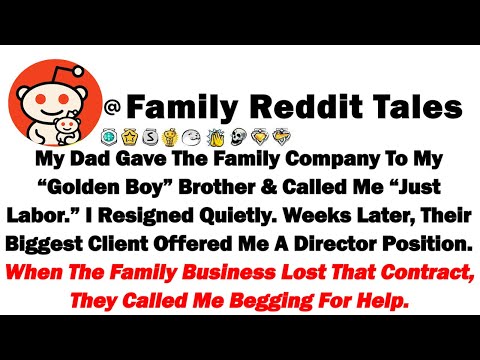 My Dad Gave The Family Company To My “Golden Boy” Brother & Called Me “Just Labor” I Resigned Quietl