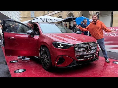 My First Look At The Mercedes GLC Electric! Incredible Specs In The Shadow Of BMW iX3