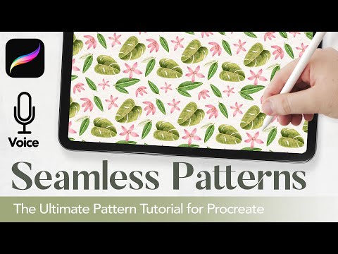 Seamless Patterns in Procreate // Easiest Way to create Seamless pattern tiles in the Procreate App
