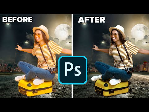 How to perfectly match colors in Photoshop when combining photos.