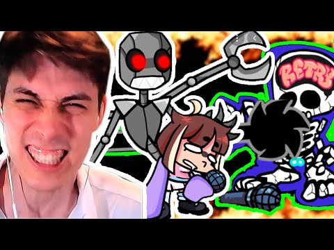 НЯШКА - ТЕРМИНАТОР В FNF ! ЛЮТЫЙ ХАРДКОР ! - Friday Night Funkin' VS QT FULL WEEK