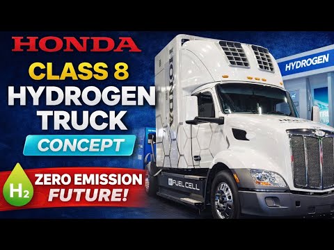 Honda Class 8 Hydrogen Fuel Cell Truck Concept – Zero-Emission Heavy-Duty Future Revealed