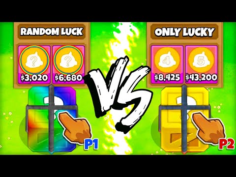 Only Random VS Only Top Tier Lucky Blocks in BTD 6!