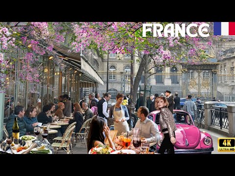 PARIS 🇫🇷 FRANCE 2025 April 26 4K HDR walk City Street Tour | Best walk ever | Paris Street Best Dest