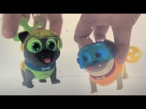 Puppy Dog Pals Pretend Play Scuba to Find the Buried Treasures
