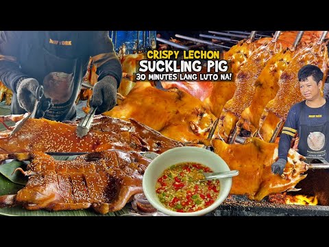 Thai CRISPY na Lechon Baboy "30 MINUTES LANG" Luto na! 100Pcs LECHON SOLD DAILY!