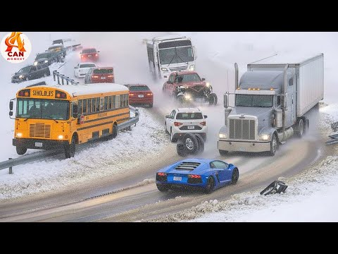 Icy Road Madness Caught on Camera - Best of Month #30