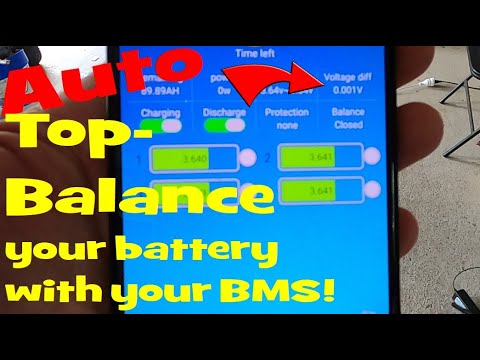 Why 'Charge Balance' is a bad idea and how to auto top-balance a battery over night with any BMS.