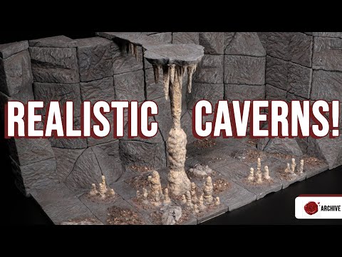 Flat Caves Are Boring  - Crafting Better Cave Tiles for D&D!