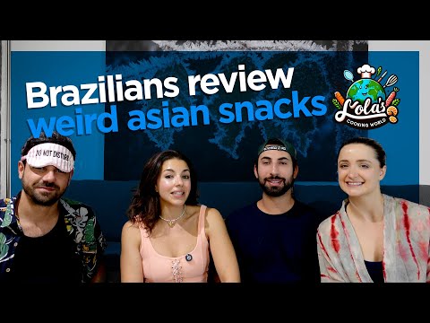 Brazilians Rate Weird Asian Snacks