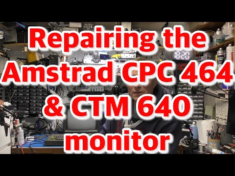 Amstrad CTM 640 repair (CPC464 monitor)