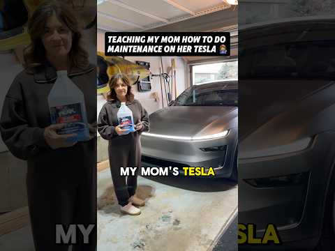 Teaching My Mom How To Do Tesla Maintenance! 😤👩🏽‍🔧