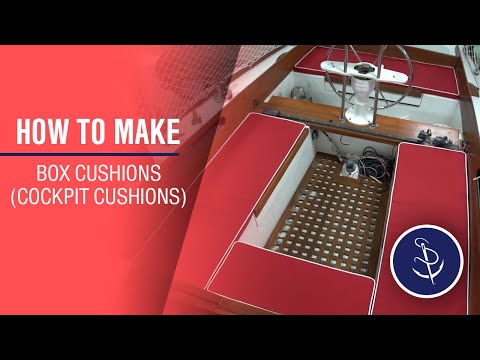 How to Make Cockpit Cushions - Box Cushions