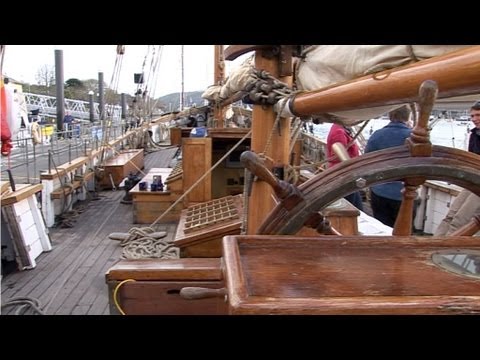 Brixham Trawler "Leader" she was built in 1892 seen here in Dartmouth UK www.trinitysailing.org
