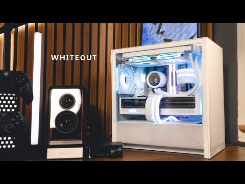 NZXT H3 Flow WHITE mATX PC Build - RTX 5070 Ti | AMD Ryzen 9800X3D