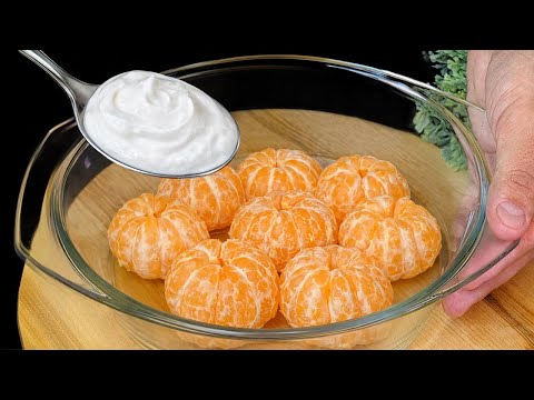 Das berühmteste Winter-Dessert: Mandarinen mit Joghurt – ideal für die Festtage!