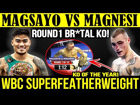 MARK MAGSAYO vs MICHAEL MAGNESI | 2025 KO of the Year Candidate? | WBC SUPERFEATHERWEIGHT BELT!