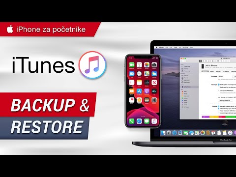 iPhone Backup & Restore na kompjuter pomocu iTunes