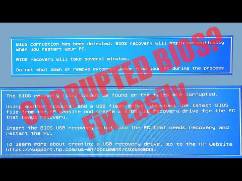 BIOS CORRUPTION HAS BEEN DETECTED. How to do BIOS RECOVERY?