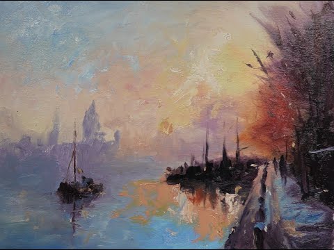 Throwing on Oil Paint & Finding Shapes