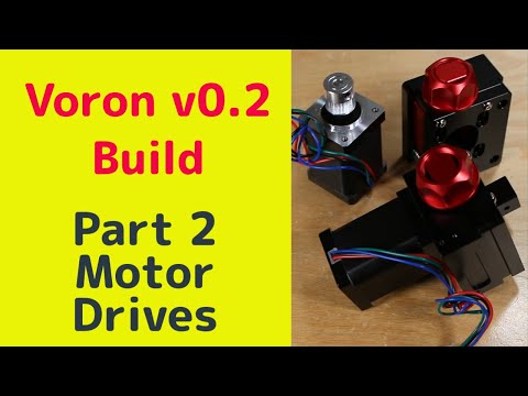 Build a Siboor Voron v0.2 - Part 2, Motors for motion Siboor Kit