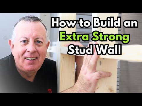 How to build a Super Strong Stud Wall For Heavy Loads