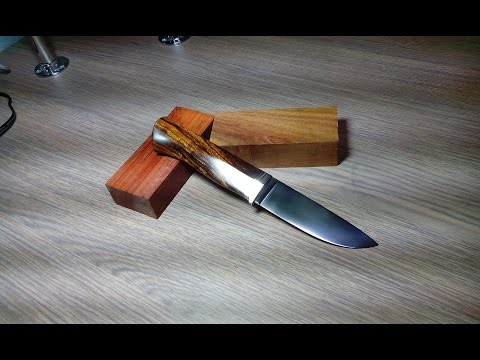 Custom made knife handle, what happened.