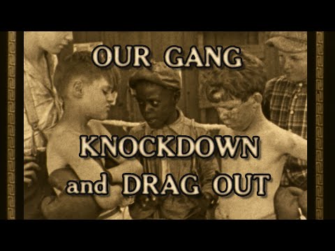 Our Gang in "Knockdown & Drag Out" (1923, 'The Champeen') | 16mm Film Scan