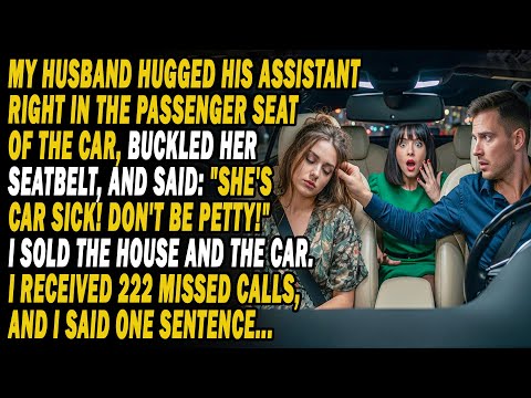 Husband Hugged His Assistant Upfront💔🤬She's Carsick! Don't Be Petty!🤫So, I Sold The Car And House...
