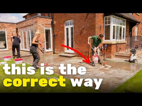 How To ACTUALLY Grout Your Patio