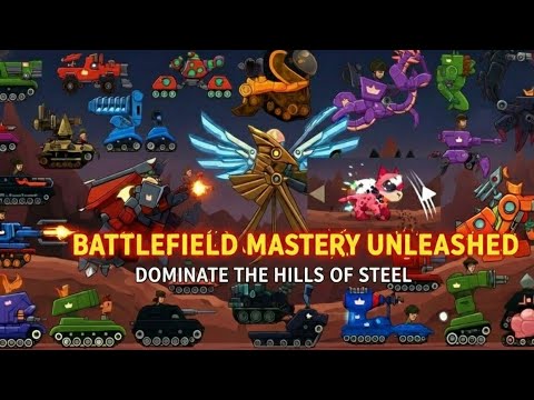 Hills of Steel Gameplay | All Tanks Unlocked | Full Experience Gameplay