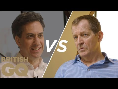 Alastair Campbell vs Ed Miliband on podcasts, Brexit and bacon sandwiches | British GQ