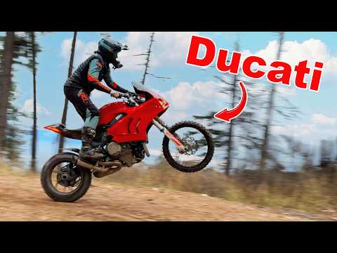 REBUILDING A DUCATI V4 PANIGALE to OFFROAD