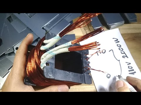 DIY 12v to 110v 2000w or 220v 1000w STEP UP TRANSFORMER part2