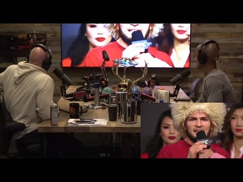 Joe & David Goggins react to Khabib Vs Mcgregor (funny impersonation)