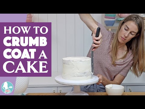 How to Crumb Coat a Layer Cake