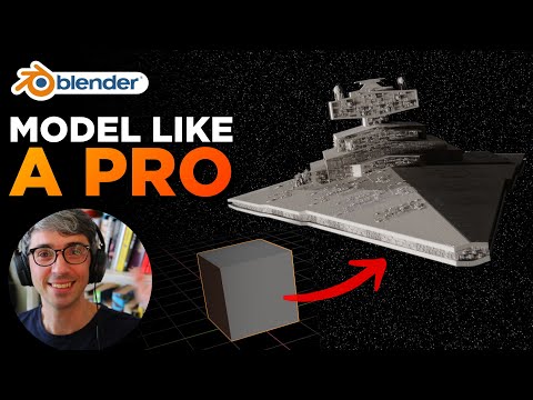 Beginner Modelling Tutorial Blender - Star Destroyer