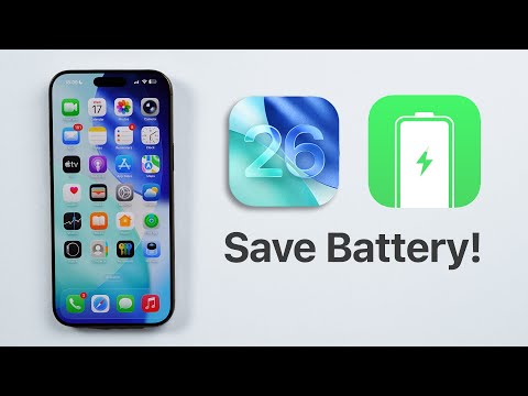 How to Save a TON of Battery in iOS 26!