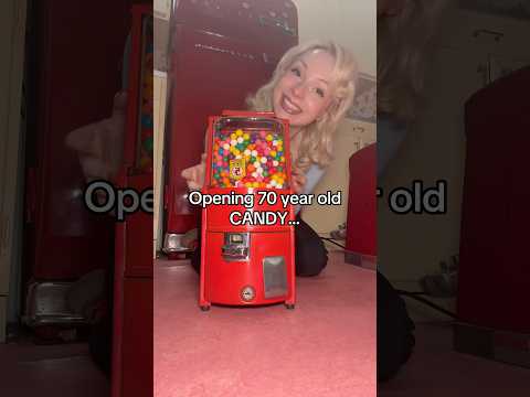 Opening candy from the 1950s!! 😲 #shorts