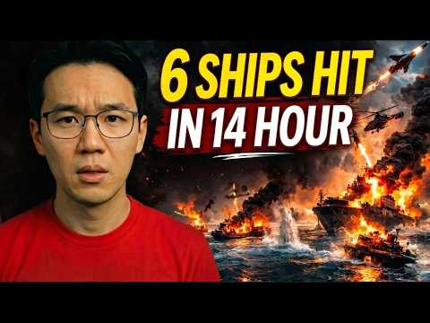 Iran Hits 6 Ships in Just 14 Hours — Surprise Attack at Sea