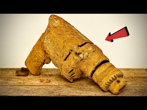 Rusty Antique Mini Drill Full Restoration | Before & After